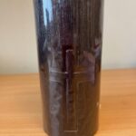 Küünal -H 15 cm, D 7 cm, must